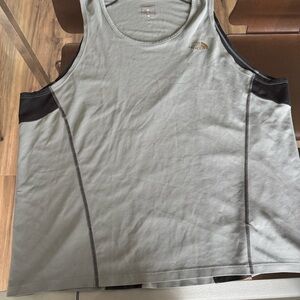 The North Face Gray and Black Tank Top